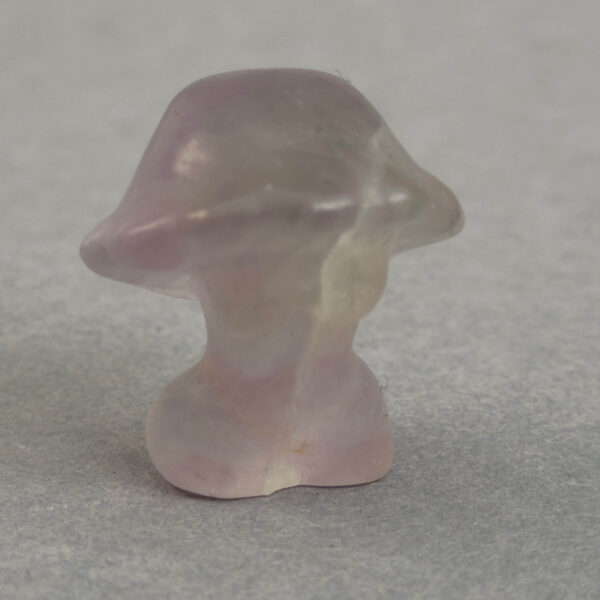 krystal skovnymfe svamp 3 cm sten lavendel fluorit