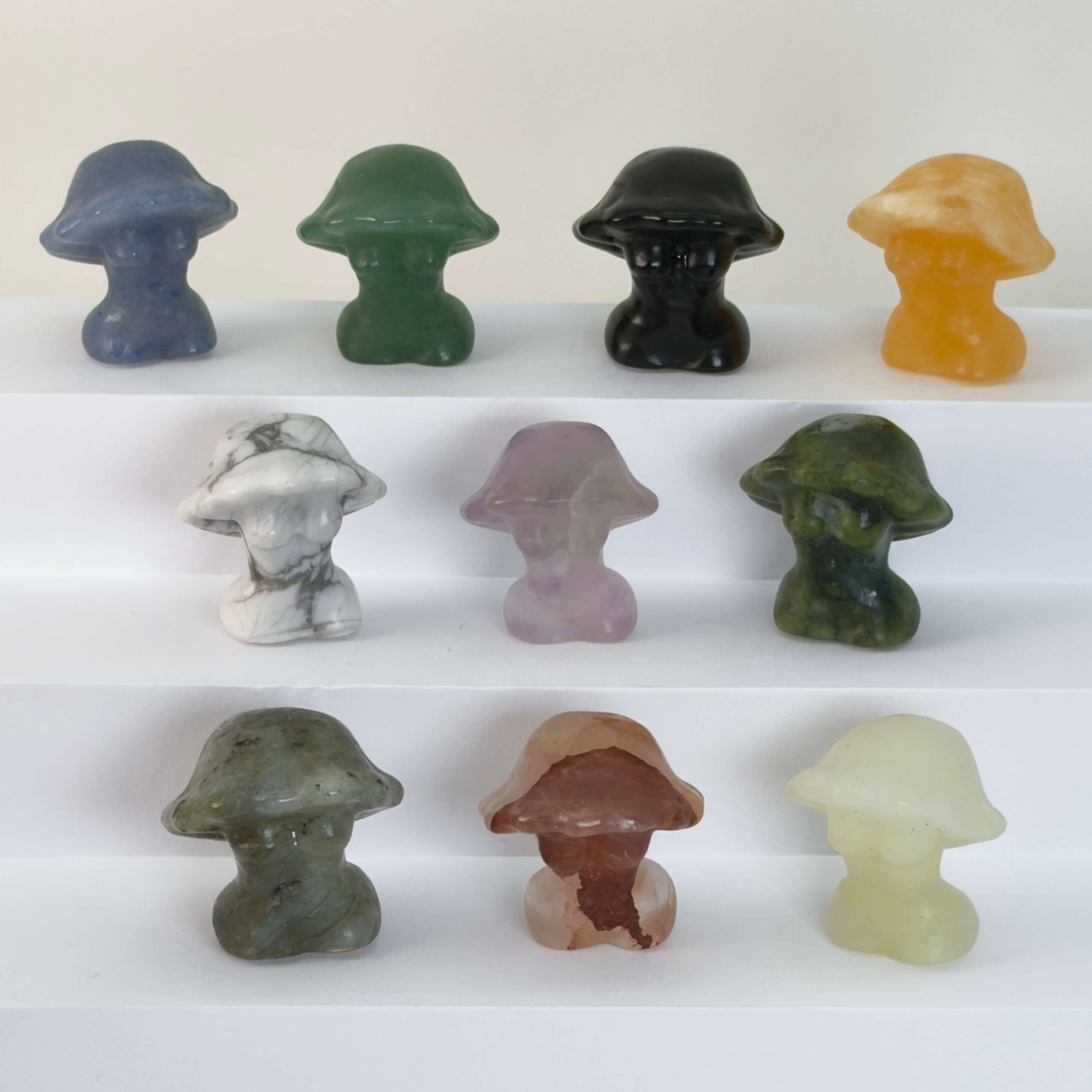 krystal skovnymfe svamp 3 cm sten oversigtsbillede