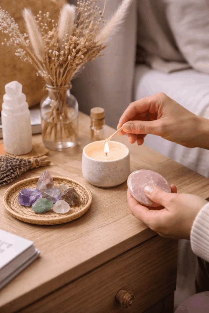 Krystaller mod stress 11 Krystaller mod stress kan hjælpe dig til at få ro på sind og krop og slippe det tankemylder der rumsterer