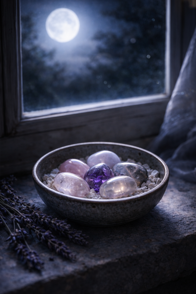 Begynderguide til krystaller 31 Læs om opladning af krystaller i måneskin i vores begynderguide til krystaller