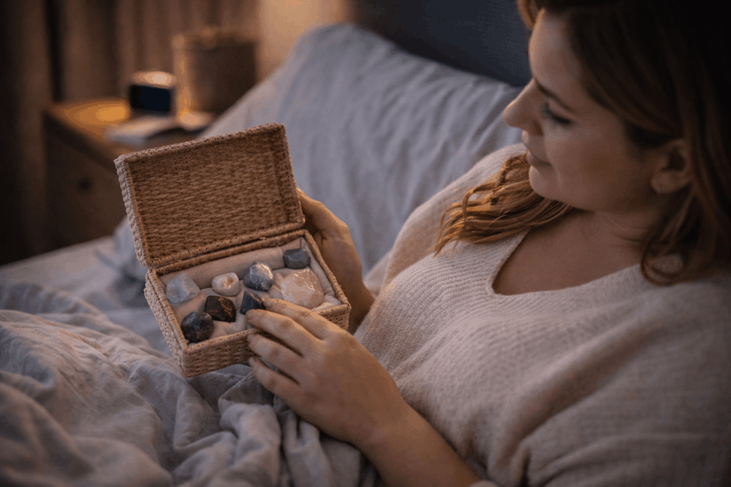 Krystaller mod angst 10 Krystaller mod angst kan hjælpe dig til at finde ro og tryghed indeni, så du kan slippe bekymringer og tankemylder og få ro på din indre verden