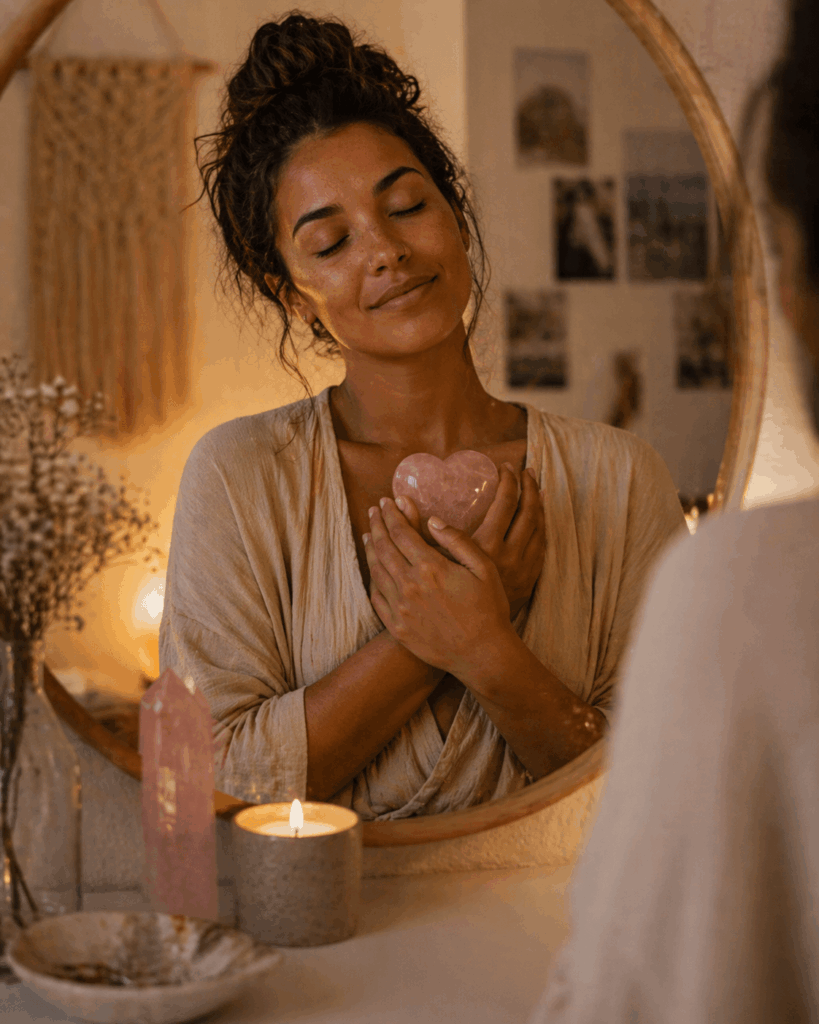 Rosakvarts vs. Rhodonit 3 Rosakvarts vs. rhodonit sammenlignet med fokus på forskelle i kærlighed, healing og følelsesmæssig udvikling